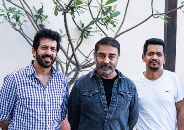 Kabir Khan with Kamal Haasan.