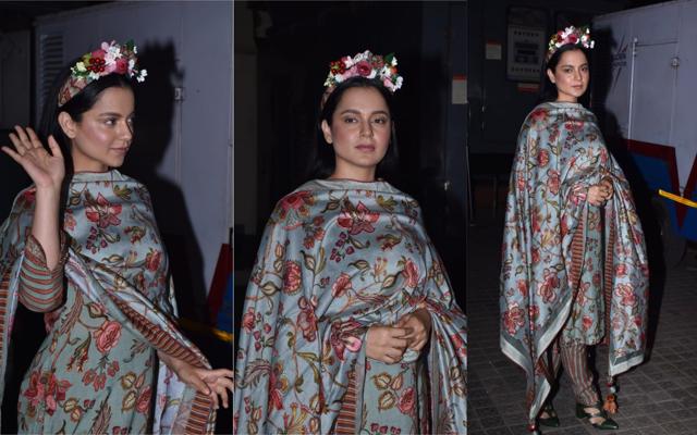 Kangana Ranaut at Panga premiere. (Varinder Chawla) Kangana Ranaut at Panga premiere. (Varinder Chawla)