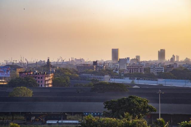 The docks in the distance form the backdrop of the Eastern Freeway. (Photo: Jatin Lodaya) The docks in the distance form the backdrop of the Eastern Freeway. (Photo: Jatin Lodaya)