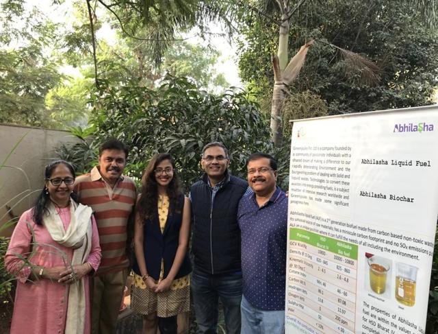 V Radhika, Viraraghavan, V Shweta, VS Shridhar and R Sethunath of Greenjoules. (HT/PHOTO) V Radhika, Viraraghavan, V Shweta, VS Shridhar and R Sethunath of Greenjoules. (HT/PHOTO)