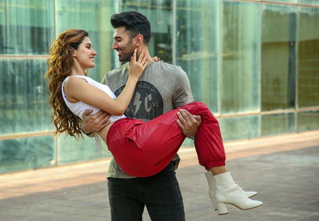 Aditya Roy Kapur and Disha Patani pose for photographs during promotion of their film, Malang. (PTI) Aditya Roy Kapur and Disha Patani pose for photographs during promotion of their film, Malang. (PTI)