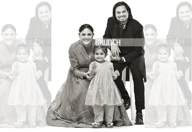 Rahul appeared on the cover of the Brunch year-ending issue on Dec 31, 2017 with wife Divya and daughter Aarna, then aged 2 Rahul appeared on the cover of the Brunch year-ending issue on Dec 31, 2017 with wife Divya and daughter Aarna, then aged 2