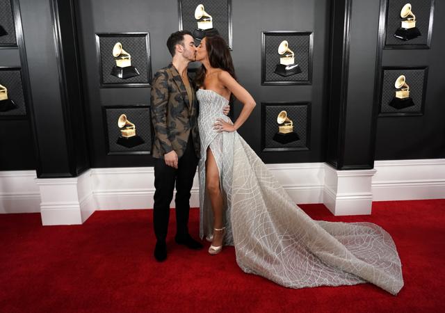 Kevin Jonas and Danielle Jonas at the awards. (REUTERS) Kevin Jonas and Danielle Jonas at the awards. (REUTERS)