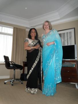 Mani Kohli with British ex-PM Theresa May. Mani Kohli with British ex-PM Theresa May.