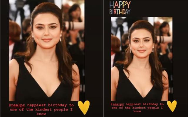 Katrina Kaif wished Preity Zinta on Instagram. Katrina Kaif wished Preity Zinta on Instagram.