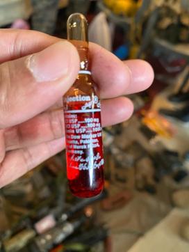 The morphine injection recovered from the three terrorists killed in Jammu on Friday. The morphine injection recovered from the three terrorists killed in Jammu on Friday.