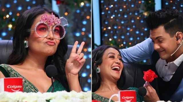 Pictures and videos of Aditya Narayan and Neha Kakkar from the upcoming episode of Indian Idol 11 are going viral online.