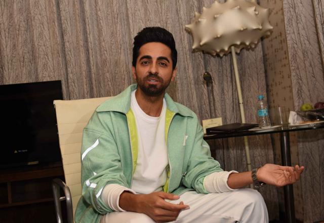 Actor Ayushmann Khurrana during the promotion his upcoming film Shubh Mangal Zyada Saavdhan in Patna. (IANS) Actor Ayushmann Khurrana during the promotion his upcoming film Shubh Mangal Zyada Saavdhan in Patna. (IANS)