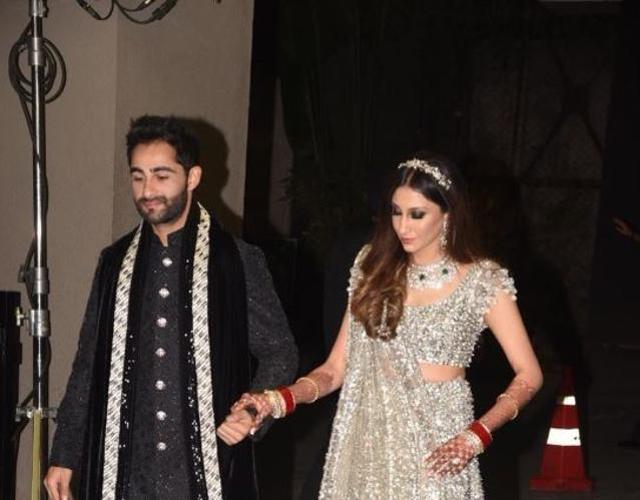 Armaan Jain with wife Anissa Malhotra.