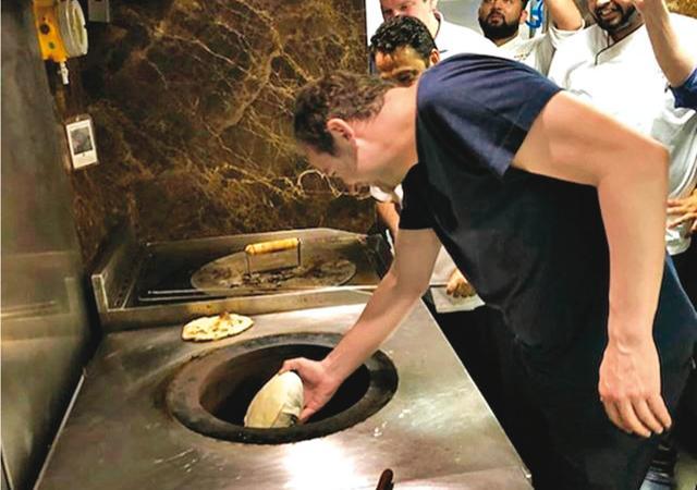 Global chefs like Daniel Humm have visited Manish Mehrotra’s Indian Accent kitchens and made naans in the tandoor Global chefs like Daniel Humm have visited Manish Mehrotra’s Indian Accent kitchens and made naans in the tandoor