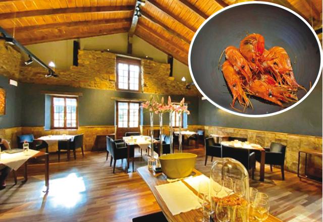 Extebarri in Bizkaia, Spain, is the most trendy foodie restaurant where every dish from the (inset) prawns to the steak tastes of fire and smoke Extebarri in Bizkaia, Spain, is the most trendy foodie restaurant where every dish from the (inset) prawns to the steak tastes of fire and smoke