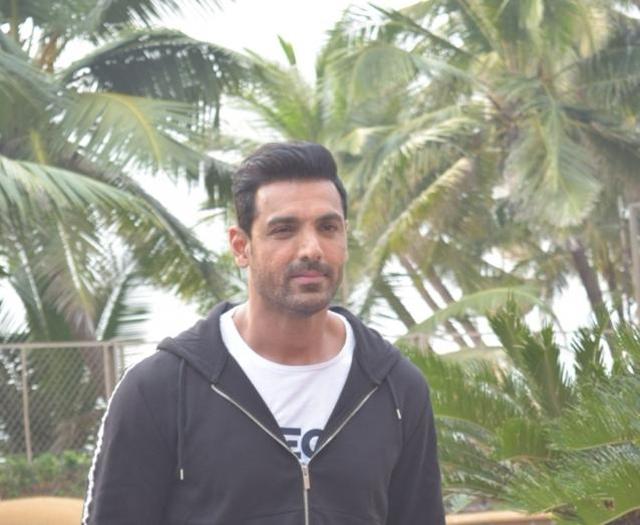 John Abraham during the promotions of his film Pagalpanti in Mumbai. (IANS)