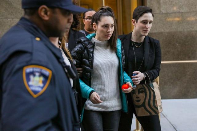 Witness Jessica Mann leaves Manhattan Criminal Court after testifying in the trial of Harvey Weinstein in New York. (REUTERS) Witness Jessica Mann leaves Manhattan Criminal Court after testifying in the trial of Harvey Weinstein in New York. (REUTERS)