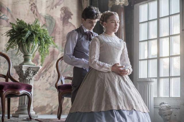 Timothee Chalamet and Florence Pugh in a still from Little Women. Timothee Chalamet and Florence Pugh in a still from Little Women.