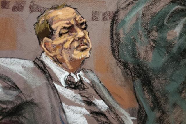 Film producer Harvey Weinstein attends his sexual assault trial at New York Criminal Court. (REUTERS) Film producer Harvey Weinstein attends his sexual assault trial at New York Criminal Court. (REUTERS)