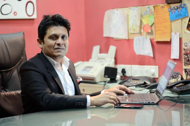 Sandeep Nulkar, founder, Vernac Language Technologies, (Ravindra Joshi/HT PHOTO)