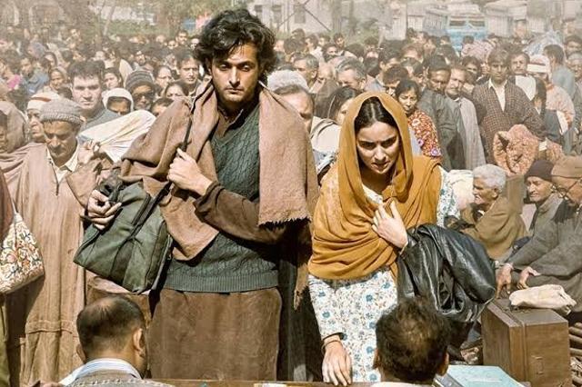 Aadil Khan and Sadia play Kashmiri Pandits in Shikara. Aadil Khan and Sadia play Kashmiri Pandits in Shikara.