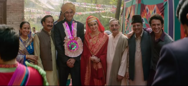 A still from Shiv and Shanti’s Kashmiri wedding in Shikara.