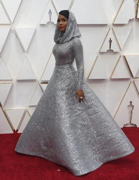 Janelle Monae poses on the red carpet during the Oscars arrivals at the 92nd Academy Awards in Hollywood, Los Angeles, California. (REUTERS) Janelle Monae poses on the red carpet during the Oscars arrivals at the 92nd Academy Awards in Hollywood, Los Angeles, California. (REUTERS)