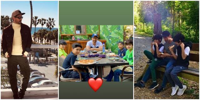 Hrithik Roshan often shares pictures of time spent with his sons, Hrehaan and Hridhaan. Hrithik Roshan often shares pictures of time spent with his sons, Hrehaan and Hridhaan.