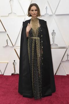 Natalie Portman arrives at the Oscars on Sunday, Feb. 9, 2020, at the Dolby Theatre in Los Angeles. (Richard Shotwell/Invision/AP) Natalie Portman arrives at the Oscars on Sunday, Feb. 9, 2020, at the Dolby Theatre in Los Angeles. (Richard Shotwell/Invision/AP)
