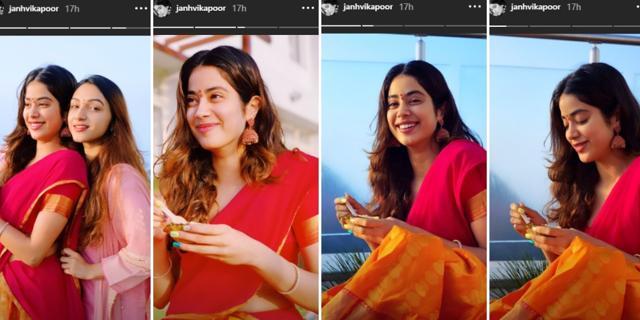 Janhvi Kapoor in her many moods after her Tirupati visit. Janhvi Kapoor in her many moods after her Tirupati visit.