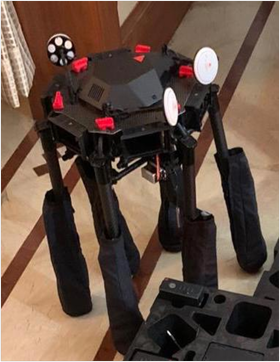 This drone, seized by the police, has been used for cross-border sorties along the border with Pakistan. It covers a distance of between 2.18 km and 2.78 km in about 14-18 minutes, police said. This drone, seized by the police, has been used for cross-border sorties along the border with Pakistan. It covers a distance of between 2.18 km and 2.78 km in about 14-18 minutes, police said.
