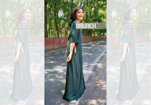 Dress and trousers, Anavila; shoes, Melissa; jewellery, Zara (Ankit Chawla) Dress and trousers, Anavila; shoes, Melissa; jewellery, Zara (Ankit Chawla)
