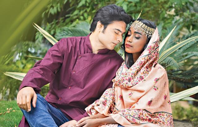 The love story of Laila and Majnu is an Arabic tale from the 7th century. It is recreated by Devika Das and Monish Rahi (Photo: Gokul VS/Hindustan Times)