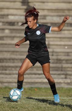 Soccer player Mara Gomez trains with her first division women's soccer team, Villa San Carlos, in La Plata, Argentina, Wednesday, Feb. 12, 2020. Gomez is a transgender woman who is limited to only training with her team while she waits for permission to start playing from the Argentina Football Association (AFA). If approved, she would become the first trans woman to compete in a first division, professional Argentine AFA tournament. (AP Photo/Natacha Pisarenko) (AP) Soccer player Mara Gomez trains with her first division women's soccer team, Villa San Carlos, in La Plata, Argentina, Wednesday, Feb. 12, 2020. Gomez is a transgender woman who is limited to only training with her team while she waits for permission to start playing from the Argentina Football Association (AFA). If approved, she would become the first trans woman to compete in a first division, professional Argentine AFA tournament. (AP Photo/Natacha Pisarenko) (AP)