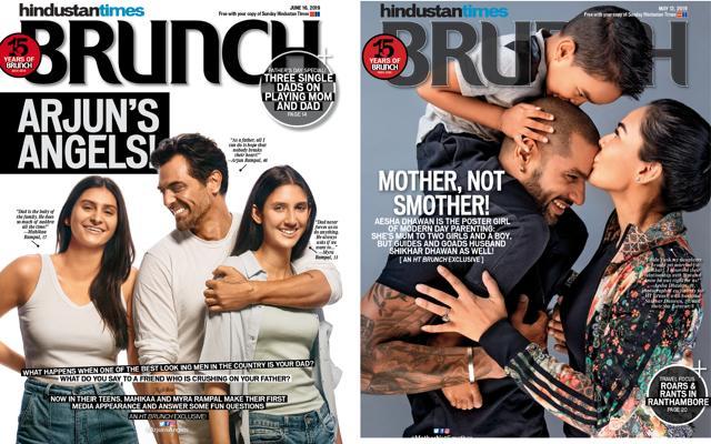 Arjun Rampal showed off his daughters on Brunch in June, while Shikhar Dhawan allowed wife Ayesha and son Zoravar to steal his limelight in May Arjun Rampal showed off his daughters on Brunch in June, while Shikhar Dhawan allowed wife Ayesha and son Zoravar to steal his limelight in May