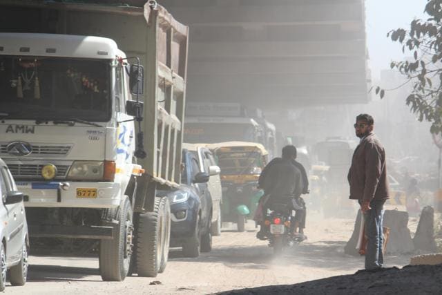 Residents, who are at the receiving end, want the work to be completed at the earliest.