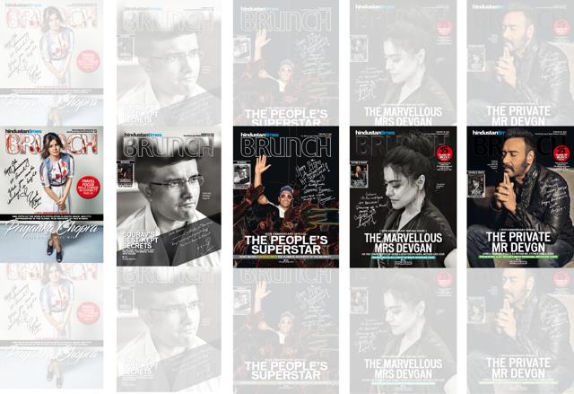 Recent HT Brunch Anniversary issues had scribbled messages from our favourite cover stars! Recent HT Brunch Anniversary issues had scribbled messages from our favourite cover stars!