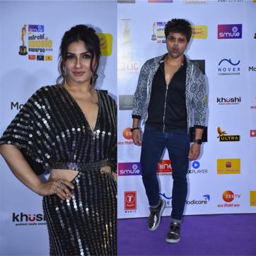 Raveena Tandon and Himesh also attended. (Varinder Chawla) Raveena Tandon and Himesh also attended. (Varinder Chawla)