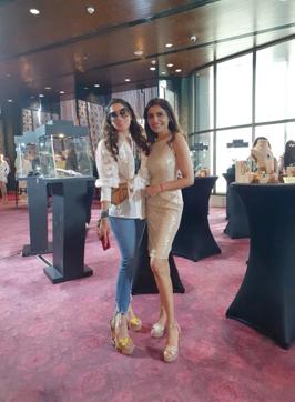 (Left) Maheka Mirpuri and Queenie Singh. (Left) Maheka Mirpuri and Queenie Singh.