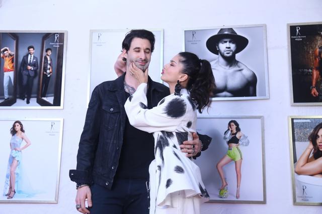Sunny Leone and her husband Daniel Weber at fashion photographer Dabboo Ratnani's calendar launch in Mumbai. (IANS) Sunny Leone and her husband Daniel Weber at fashion photographer Dabboo Ratnani's calendar launch in Mumbai. (IANS)