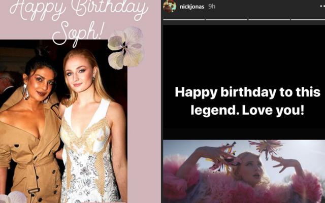 Priyanka Chopra and Nick Jonas wished Sophie Turner on her birthday on Instagram. Priyanka Chopra and Nick Jonas wished Sophie Turner on her birthday on Instagram.
