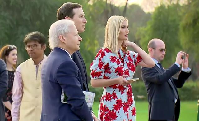 US President Donald Trump's daughter Ivanka Trump and son-in-law Jared Kushner at Taj Mahal. (ANI)