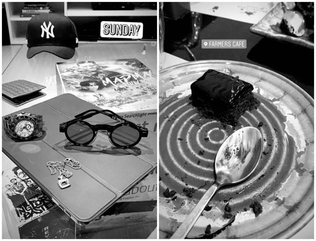 Arjun Kapoor shared glimpses of their date on his Instagram stories. Arjun Kapoor shared glimpses of their date on his Instagram stories.