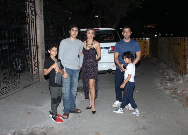 Arjun Kapoor Joins Girlfriend Malaika Arora Her Son