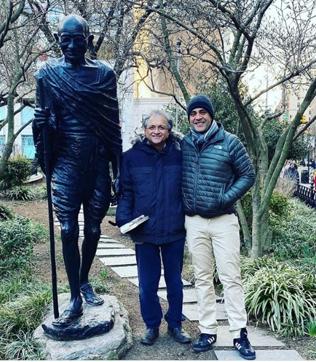 Ram Guha and Aatish Taseer. (Instagram )