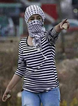 Woman holding stones in both hands. Woman holding stones in both hands.
