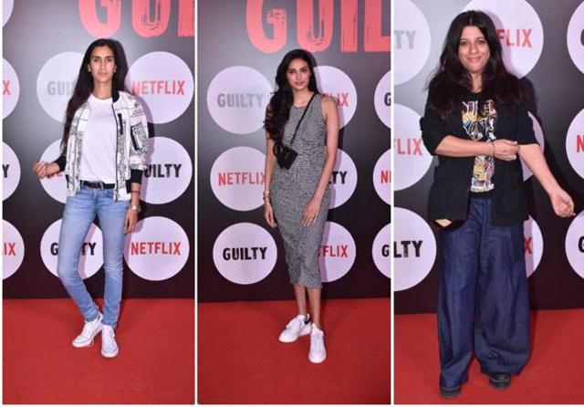 Pragya Yadav, Athiya Shetty and Zoya Akhtar at the screening. Pragya Yadav, Athiya Shetty and Zoya Akhtar at the screening.
