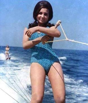Sharmila Tagore in a scene from An Evening in Paris. Sharmila Tagore in a scene from An Evening in Paris.