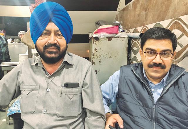 Bhagwant Singh and Anoop Saini know the best dhabas in Amritsar (Vir Sanghvi) Bhagwant Singh and Anoop Saini know the best dhabas in Amritsar (Vir Sanghvi)