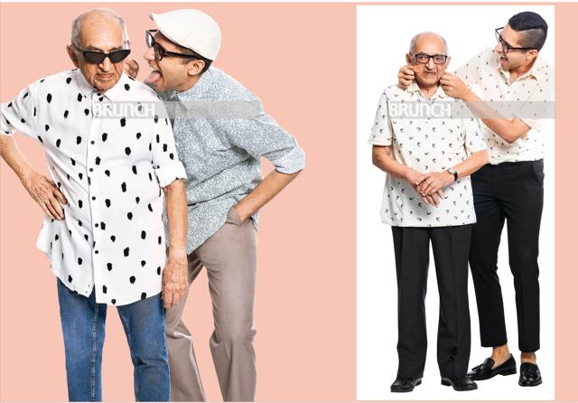 On Satish Shirt, Markham; jeans, Levi’s; On Siddharth: Shirt, Cotton World; trousers, Raymonds; cap, Zara (Shivamm Paathak )