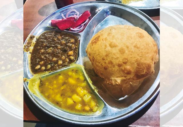 Pooris at Kanha are made with a mixture of atta, sooji and maida (Vir Sanghv) Pooris at Kanha are made with a mixture of atta, sooji and maida (Vir Sanghv)