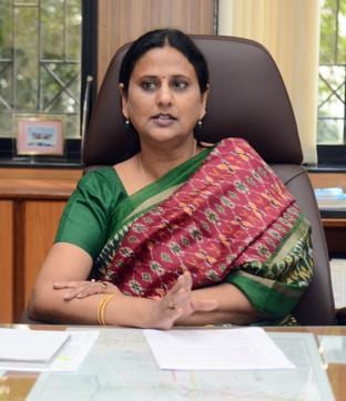 Renu Sharma, divisional railway manager (DRM), Pune, Central Railways (HT/PHOTO)