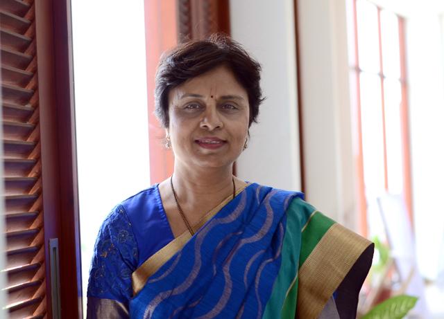Vidya Yeravdekar, pro chancellor, Symbiosis International (deemed) University. (Ravindra Joshi/HT PHOTO)