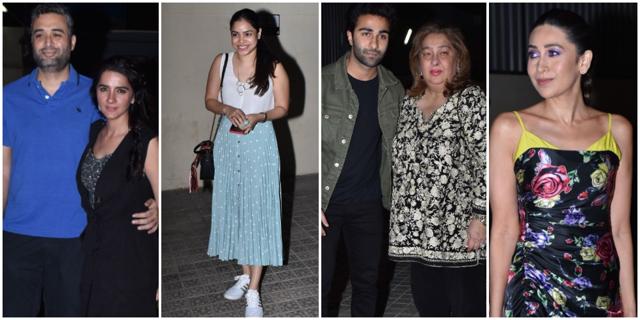 Shruti Seth, Sumona Chakravarti, Aadar Jain, Rima Jain and Karisma. (Varinder Chawla) Shruti Seth, Sumona Chakravarti, Aadar Jain, Rima Jain and Karisma. (Varinder Chawla)
